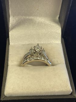 14 Kt Wedding Set 