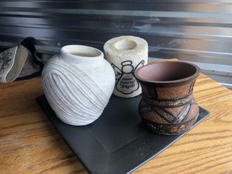 Decorative vases & tea-light vase & decorative plate