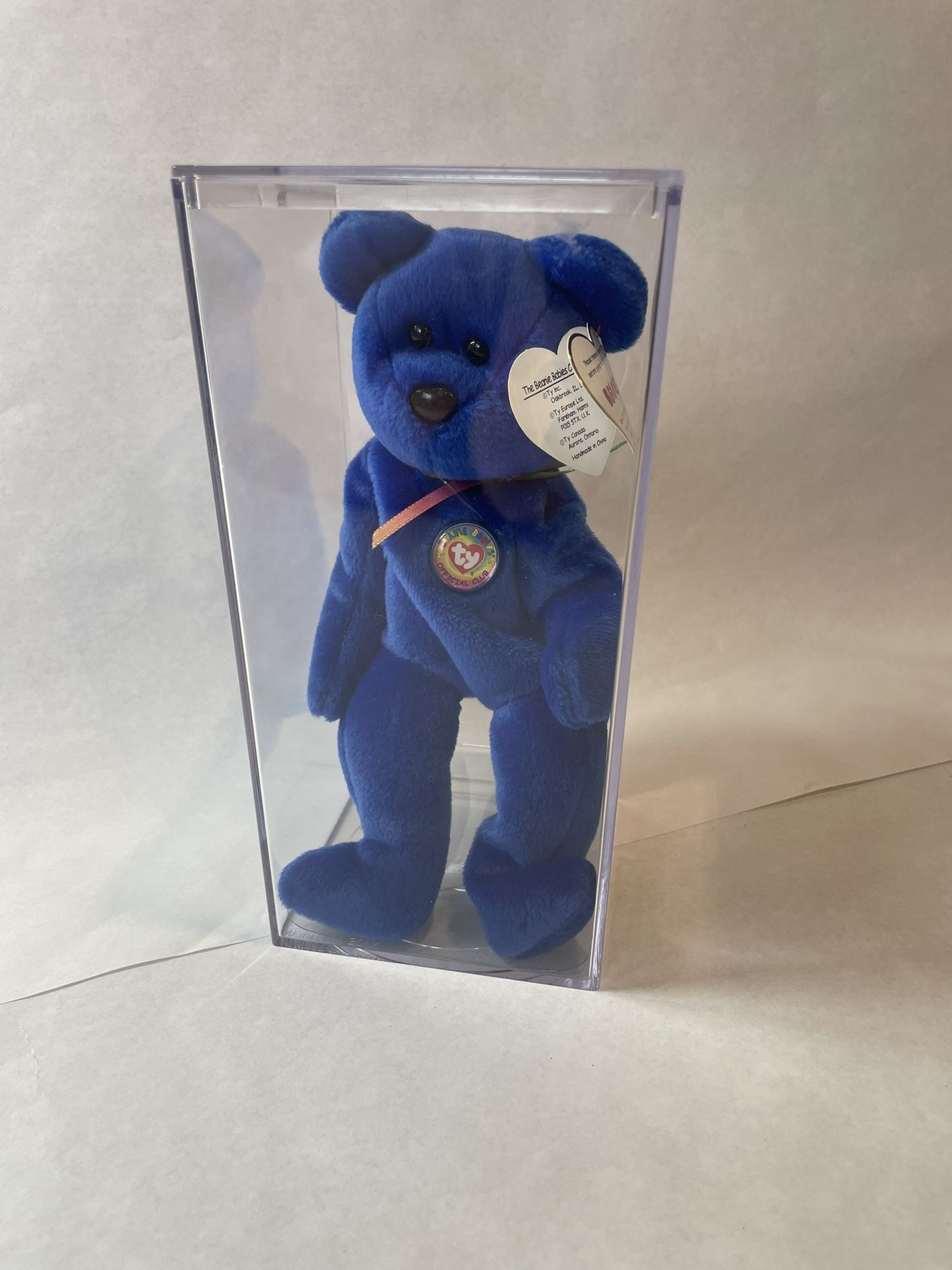 Vintage 1998 TY Beanie Babies Clubby RARE