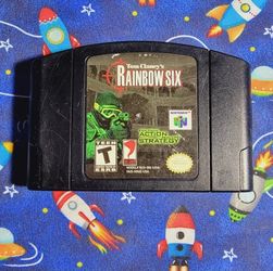 Tom Clancy's Rainbow Six Nintendo 64 N64 Authentic Tested Saves Polished Pins 