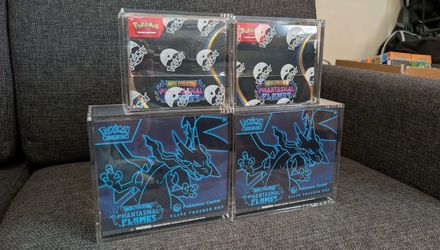 Pokémon  ETB & BOOSTER BOX  Acrylic Cases With Magnetic Lid