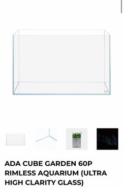 Rimless fish tank Ada