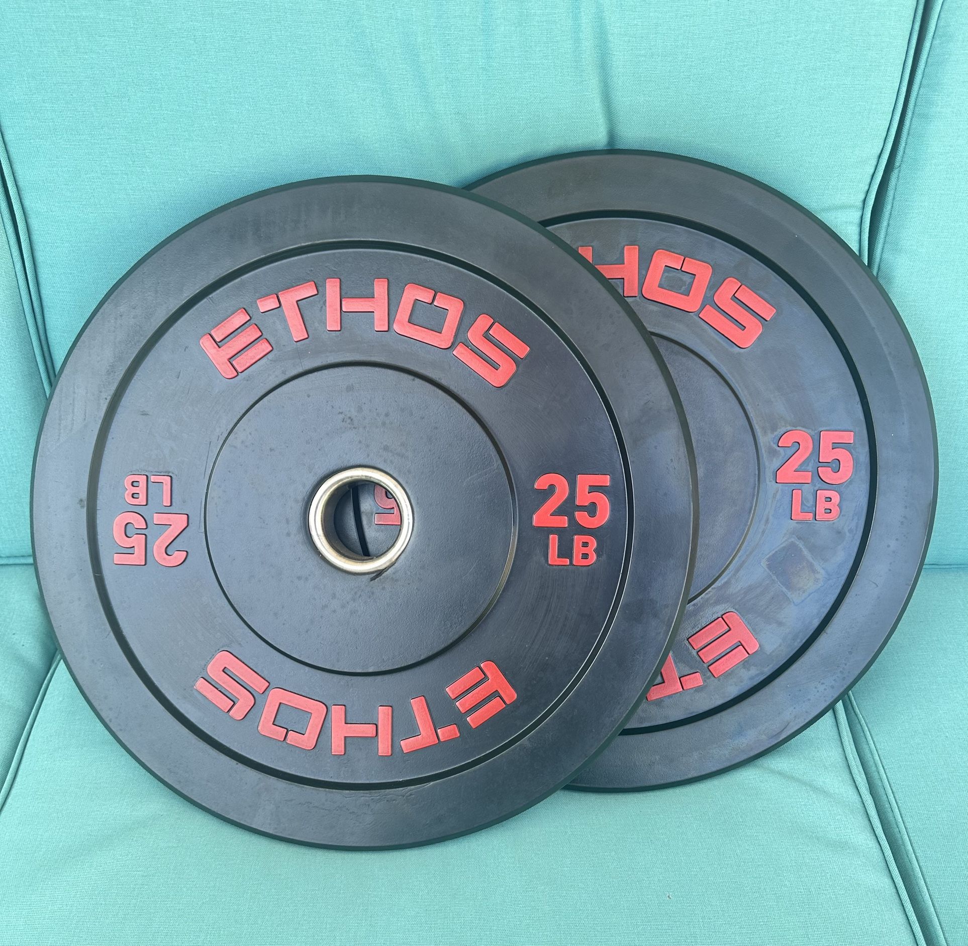 25 Lb. ETHOS Rubber Weight Plates