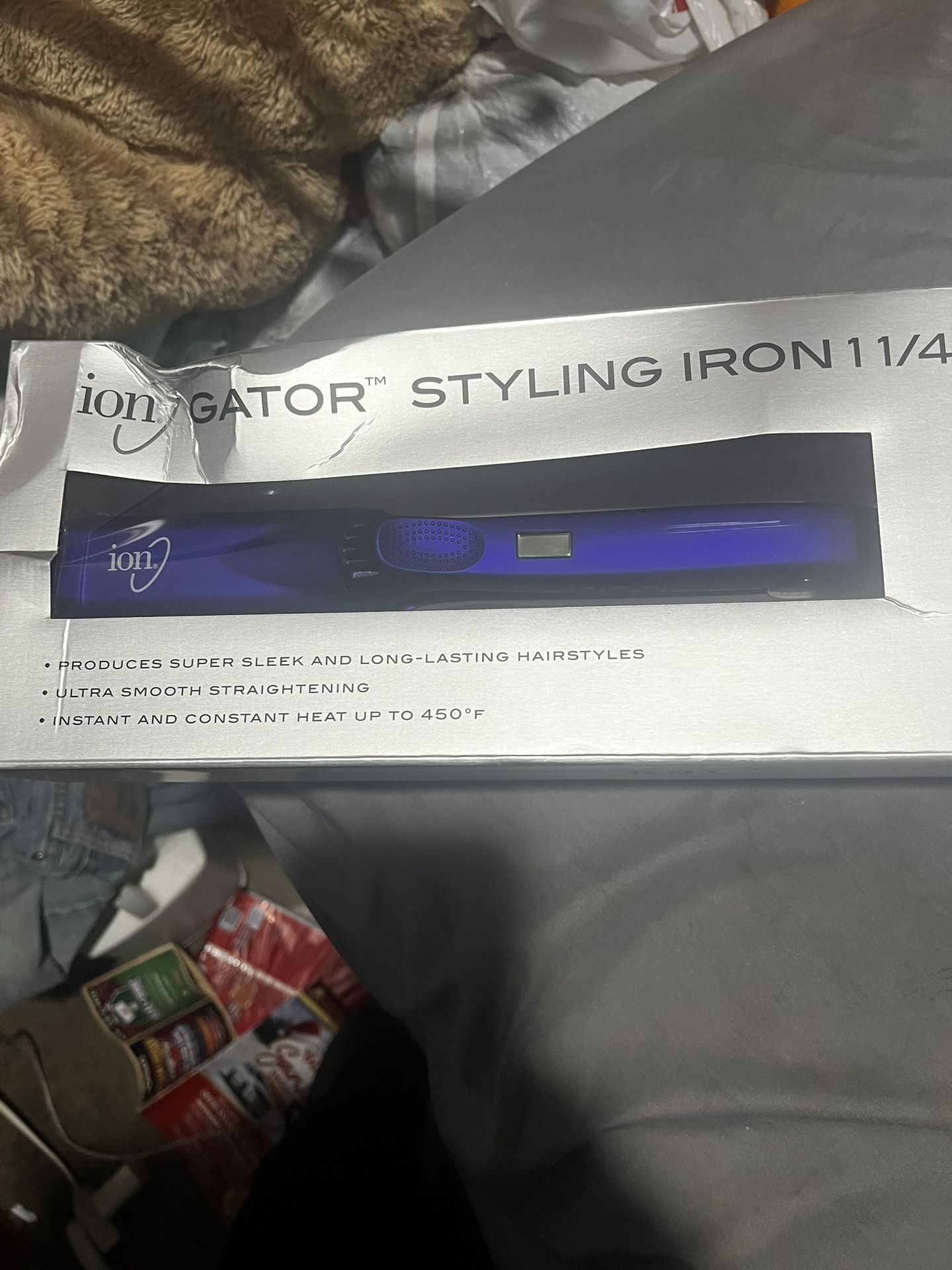 ion Titanium Gator Styling Iron 1 1/4”