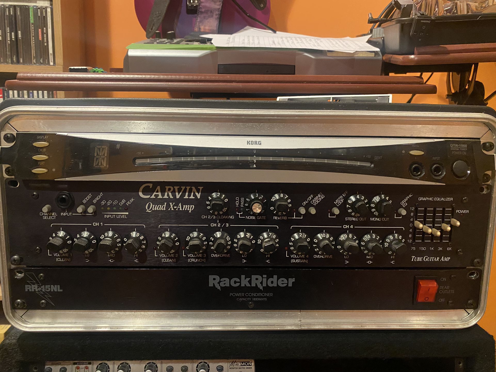 Guitar Rack Pre Amp Plus