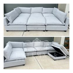 New 6-Piece Customizable Sectional Cloud Couches (4 Color Options - 🚚FREE DELIVERY)