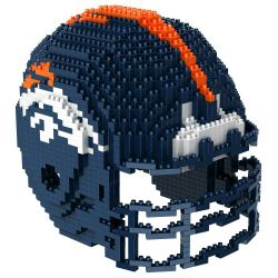 Denver broncos building blocks lego style