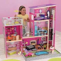 KidKraft Girl's Uptown Dollhouse with Furniture
