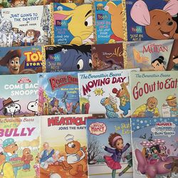 Golden Book Lot of 20 Books: Disney, Winnie the Pooh, Berenstain Bears