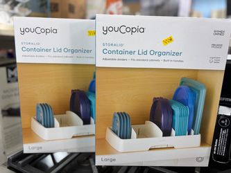 YouCopia StoraLid Container Lid Organizer Large