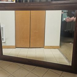 Wood Framed Mirror