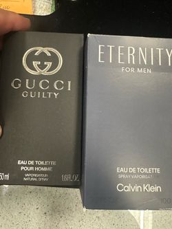 Mens Eternity and Gucci guilty