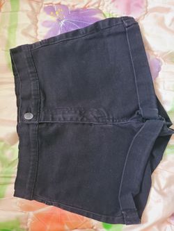 Black High Waisted Shorts