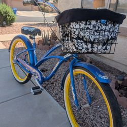 26"x2.35. ELECTRA HAWAII WOMENS BEACH CRUISER BIKE. ALUMINUM 3 SPEEDS . 2015 MODEL LIKE NEW 👌🏼