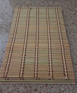 Bamboo plate mat