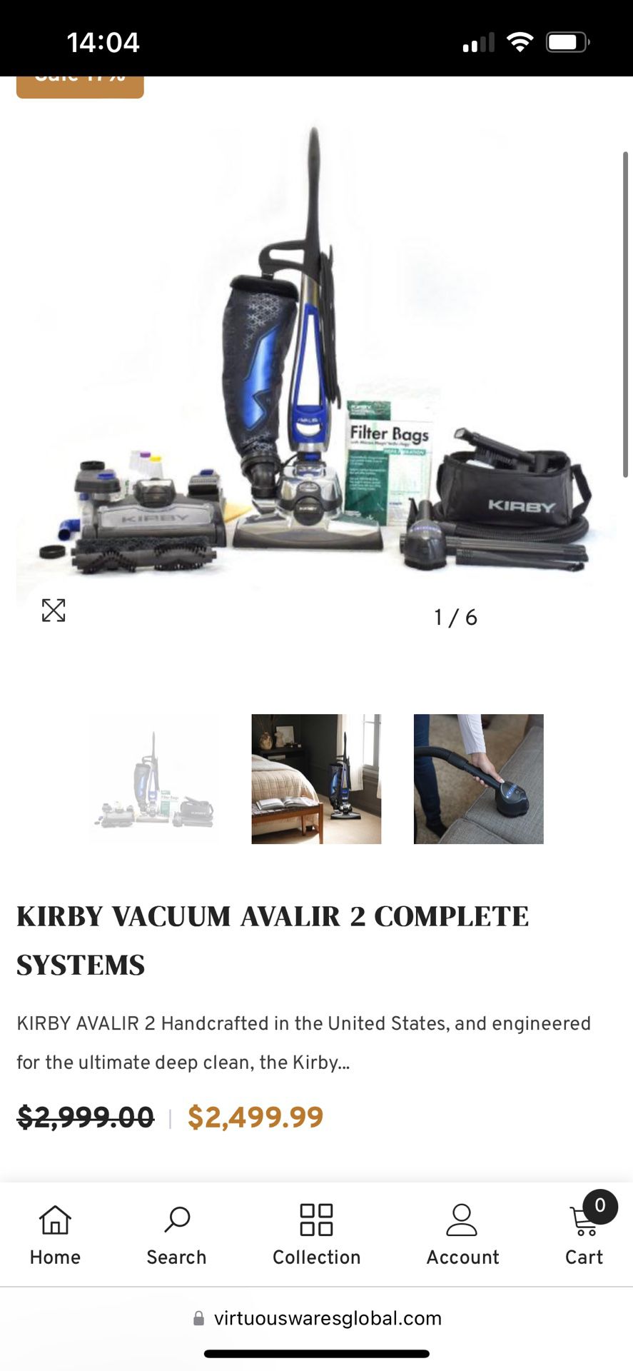 Avalir 2 Vacuum/ Steamer