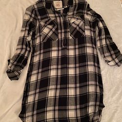 Plaid Shirt Dress