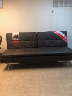 Russel Beautyrest Bonded Leather Euro Lounger