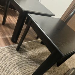 End Tables Black 