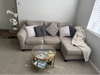 Ashley Full Size Sofa Bed and 2 tables
