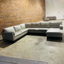 Leather Sectional Sofa -Delivery Available