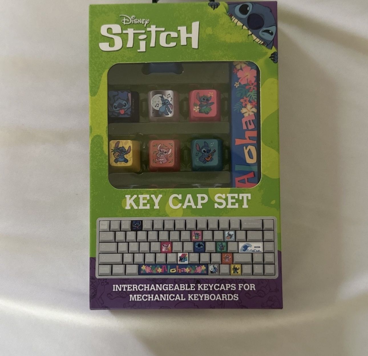 Disney Stitch Key Cap Set For Computer Brand New