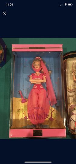 Barbie I DREAM of JEANNIE DOLL w COA, Display STAND & More COLLECTOR EDITION Doll (2000)