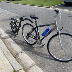 Giant Bike With Half Wheel Combo Attachment 