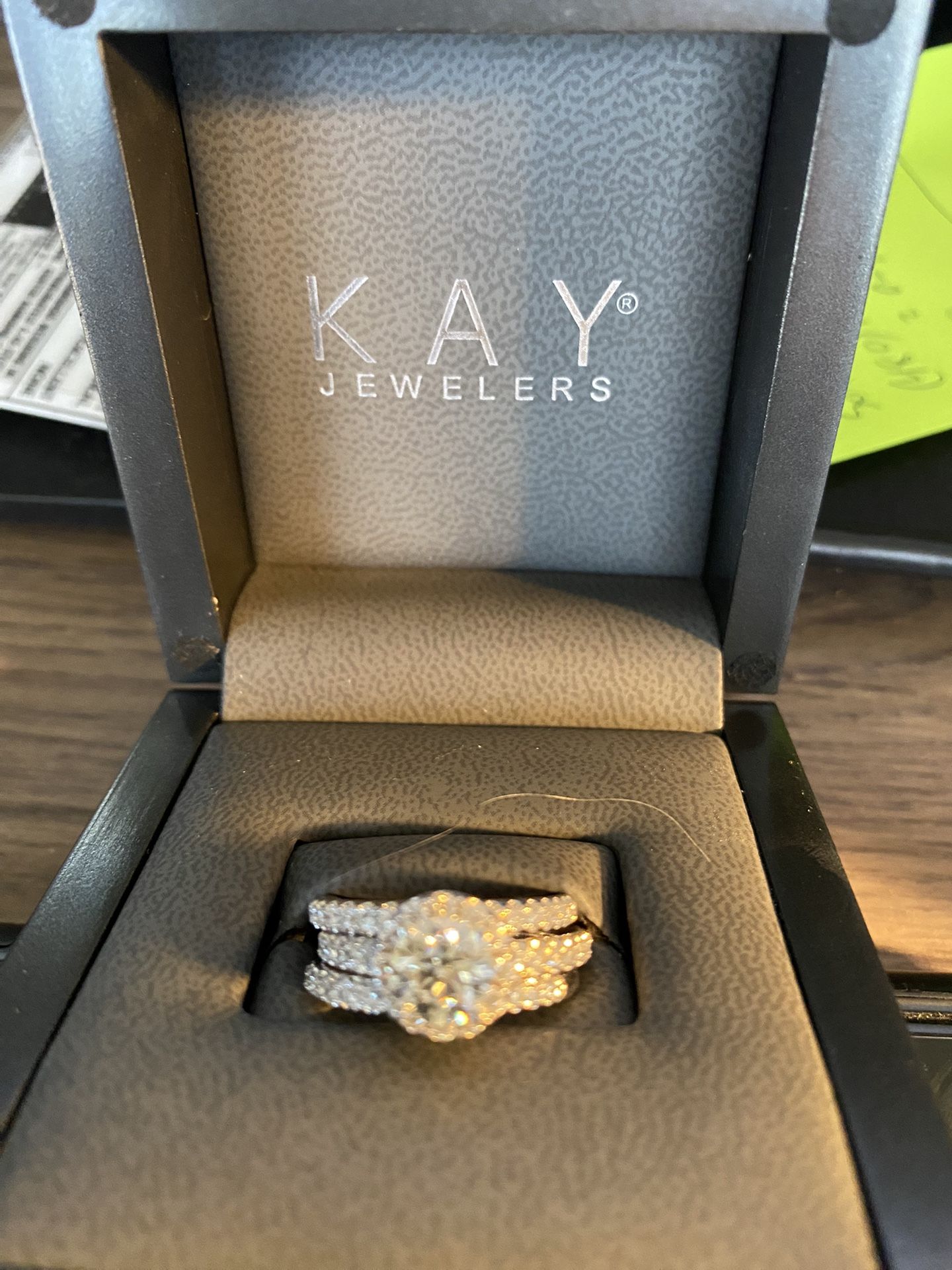 Tolkowsky Diamond Engagement Ring & Wedding Band Set