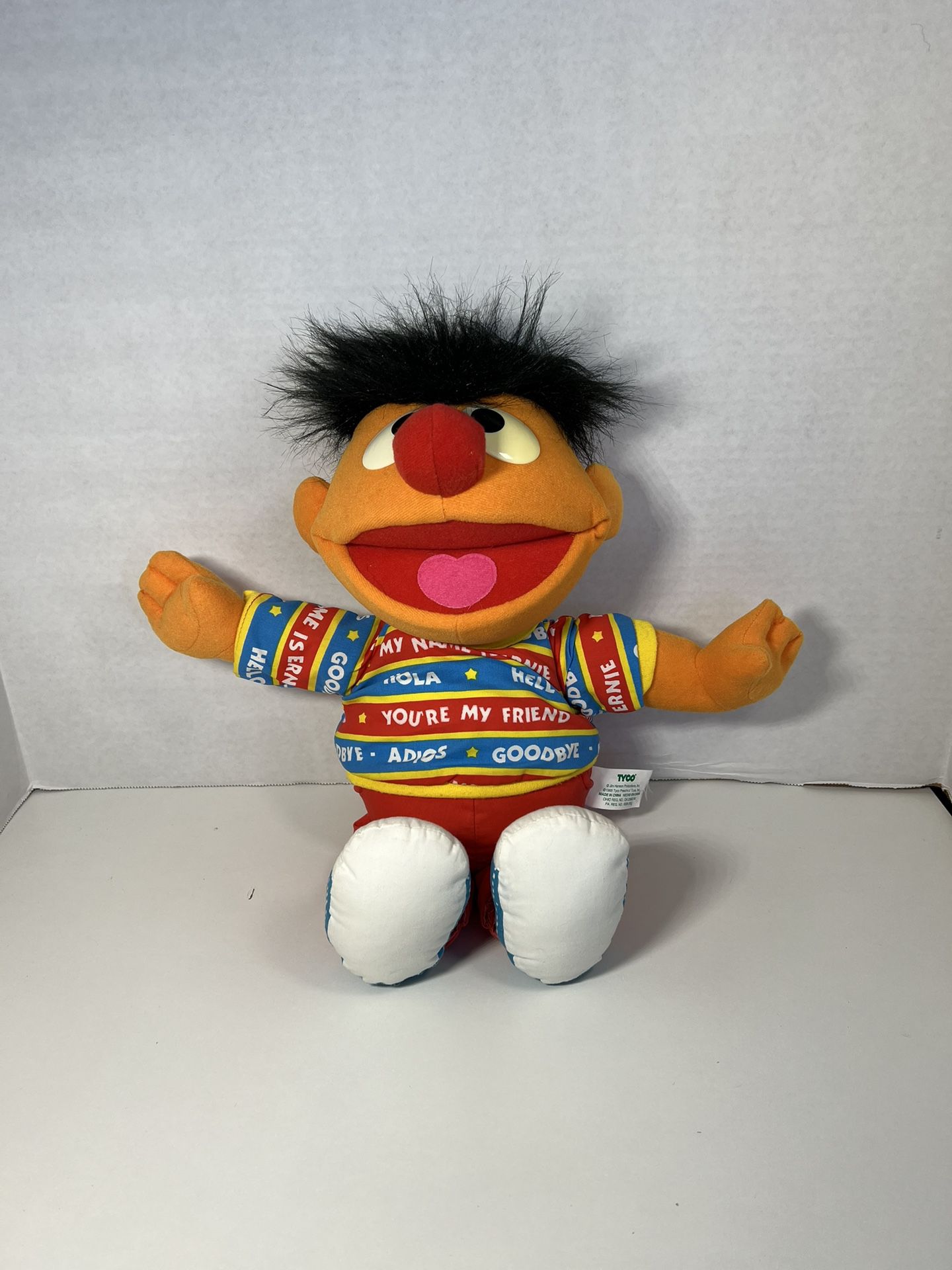 1995 Vintage TYCO Sesame Street Bilingual Ernie