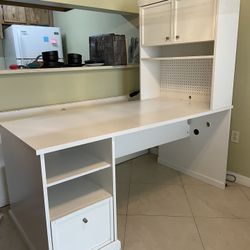 FREE IKEA Desk And Bookcase