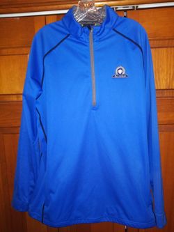 MENS LARGE UNDER ARMOUR 1/4 ZIPPER BALLEN ISLES SWEATSHIRT