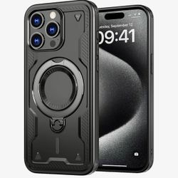 Magnetic Kickstand Case for iPhone 15 Pro Max phone case protector and iPhone 16 Pro Max. Choose one