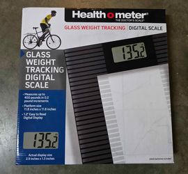 Health o meter Glass Weight Tracking Digital Scale