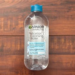 Garnier SkinActive Micellar Cleansing Water All-In-One WATERPROOF Cleanser + Makeup Remover+ Soothes: For All Kin Types; 13.5 oz