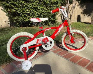 Huffy Kids 16" Glimmer/Quick Connect Bike with Training Wheels