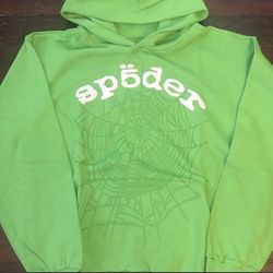 Green sp5der hoodie