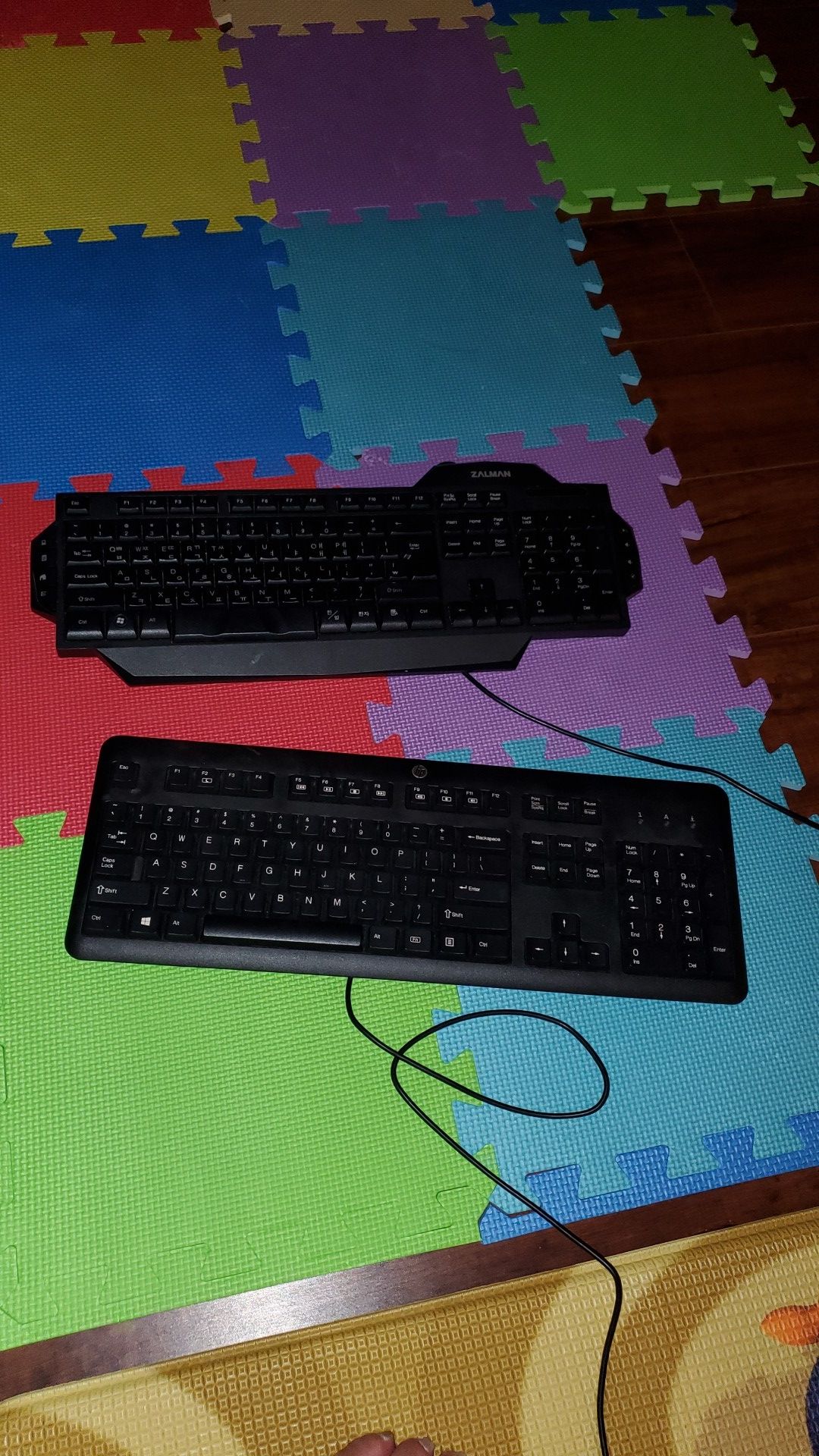 2 keyboards. Take both