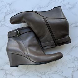 Wedge Brown Boots