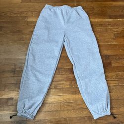 Heather Grey Light Gray Joggers Sweat Pants Men XL