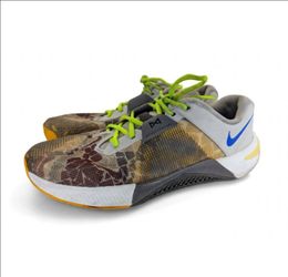 Nike Metcon 8 AMP Smoky Camo DV9019-300 Mens 11 Training CrossFit Shoes Used