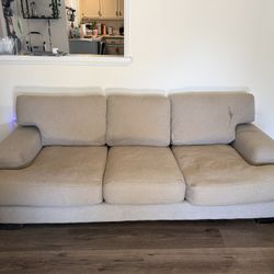 94in Gray Sofa - Extra Comfy
