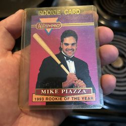 Mike Piazza 1993 Rookie Of The Year Card