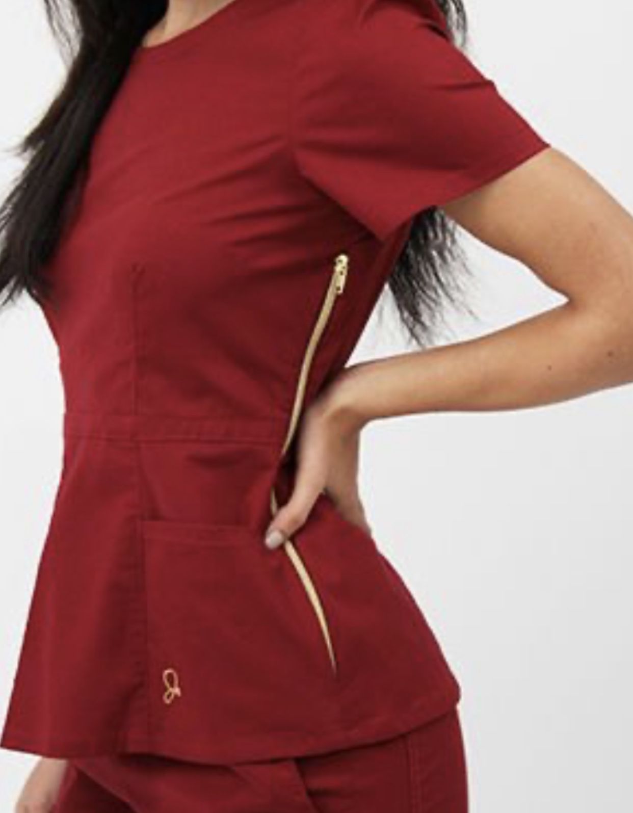 Jaanuu Red Large Srub Top