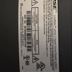 3 Ea -  Bose Home Theater Subwoofers