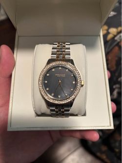 Women’s Diamond Watch Anne Klein NYC Two Tone (Gold/Silver)