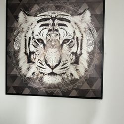 Tiger Art Framed