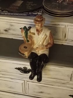 Vintage Ceramic Ballantine's Decanter 