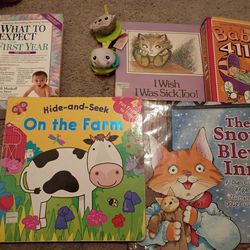 Kid books with rattles