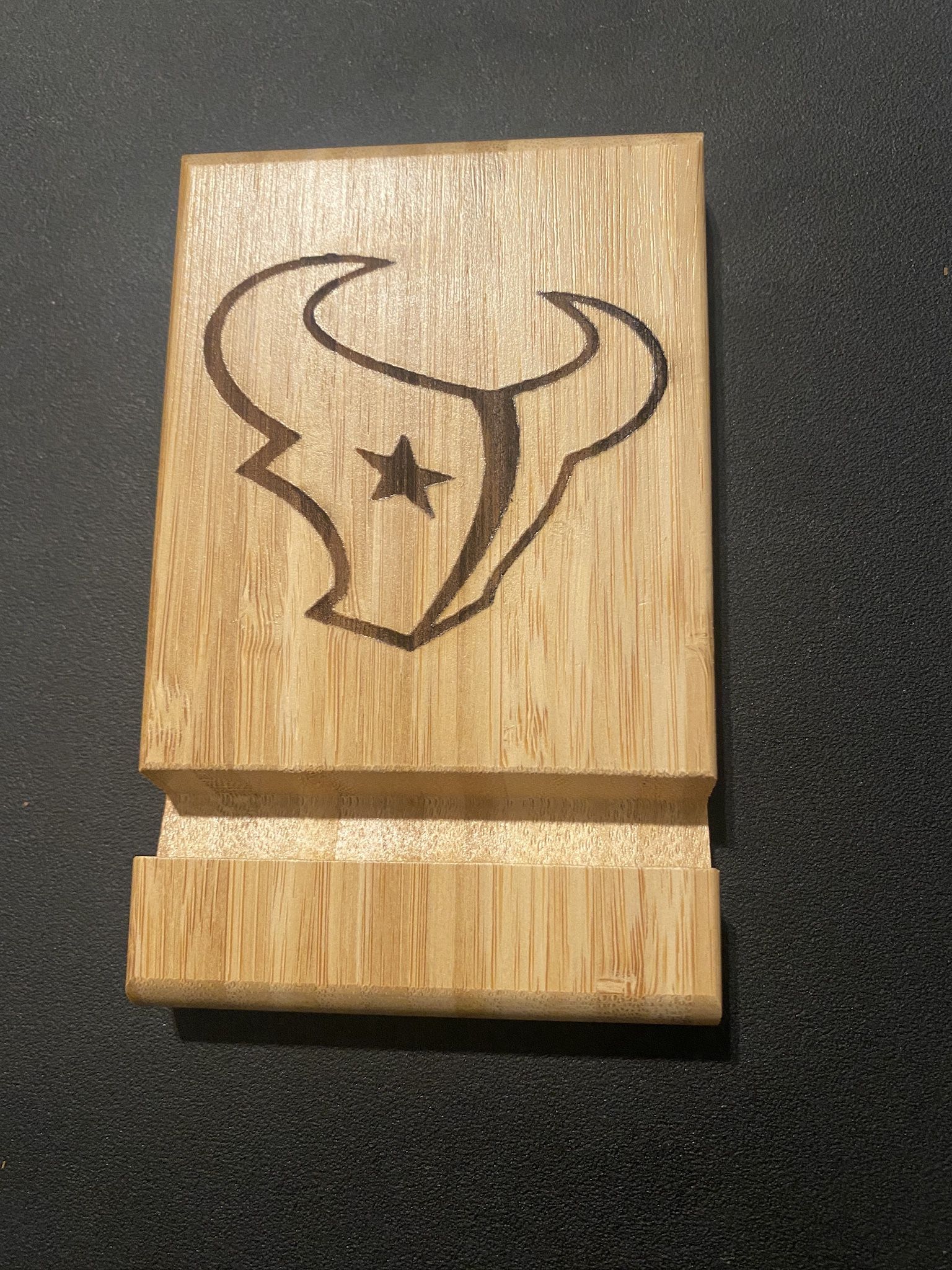 Phone Or Table Holder/Stand -Wood - Customized Engraved